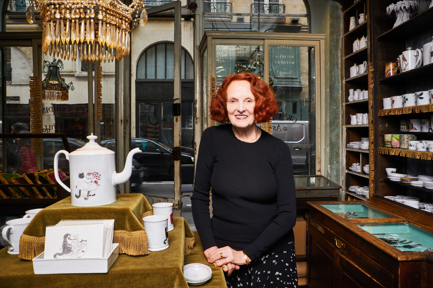 Grace Coddington and Astier de Villatte by Sophie Delaporte