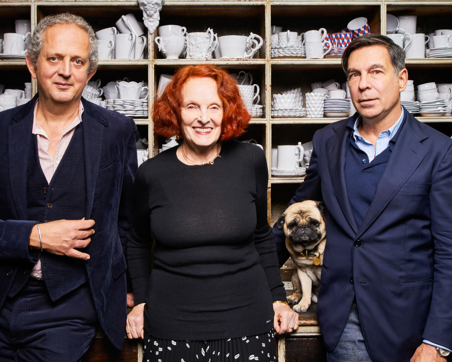 Grace Coddington and Astier de Villatte by Sophie Delaporte